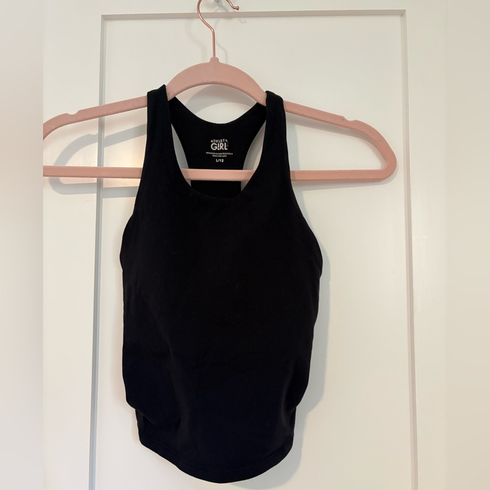 Athleta Girl Classic Black Racerback Tank